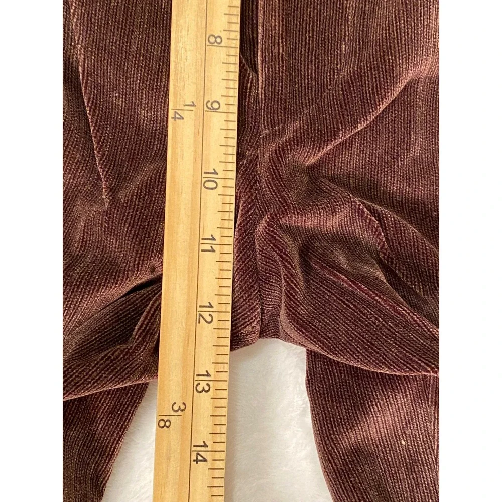 Bigsby & Kruthers Mens‎ 36x31 Brown Corduroy Pleated Cuffed Pants Made in Canada